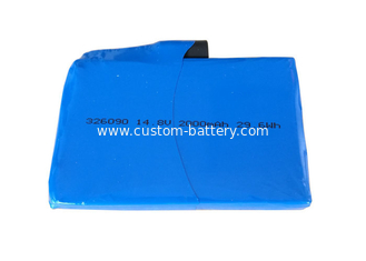Chine 326090 paquet de batterie de l'alimentation d'énergie 2000mAh 14.8V Lipo pour le dispositif médical fournisseur